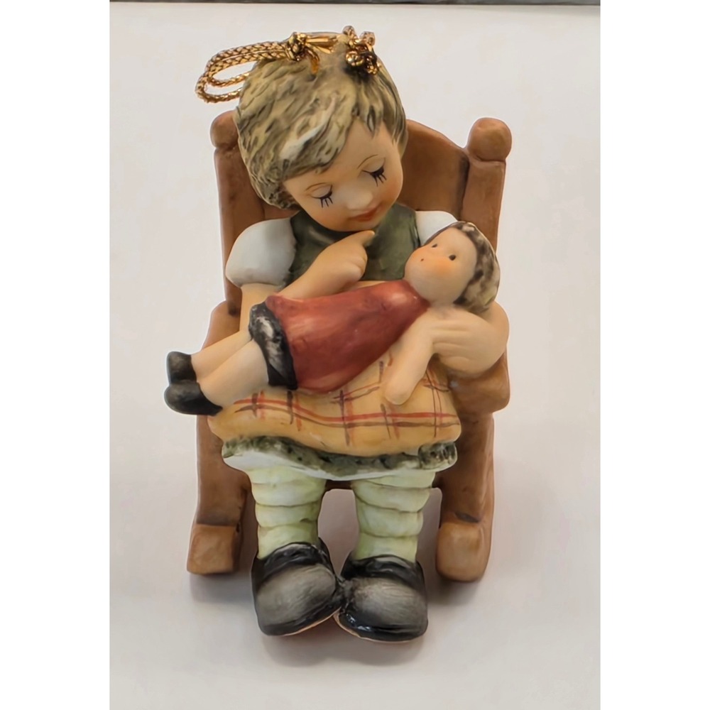 Goebel Berta Hummel Rock-a-Bye Girl in Rocking Chair Ornament 2004 BH 264